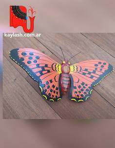 Mariposas de madera pintada Origen: Indonesia 2