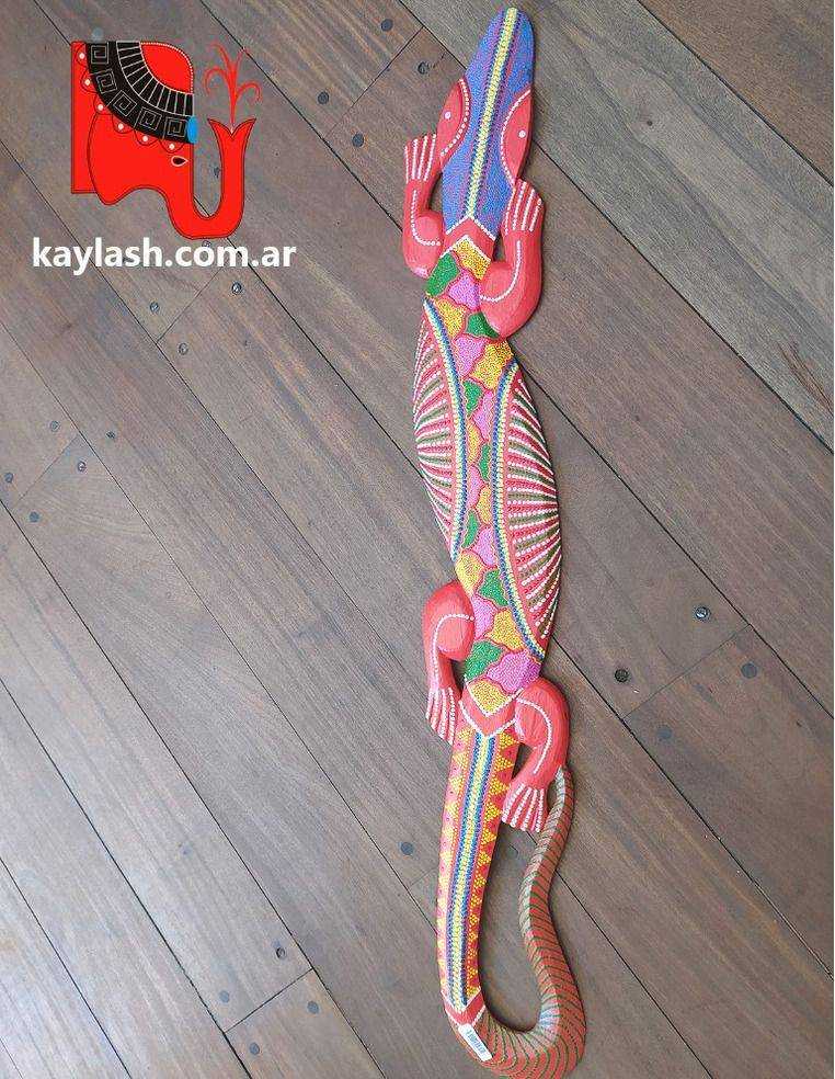 iguanas-puntillismo-colores-panel-artesanal-decoracion-tribal-punto-por-punto-wall-art-mistico-kaylash