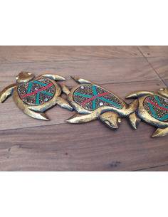 Tortugas en madera con resina Origen: Indonesia 2