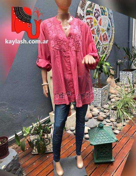 Camisa bordada Origen: India