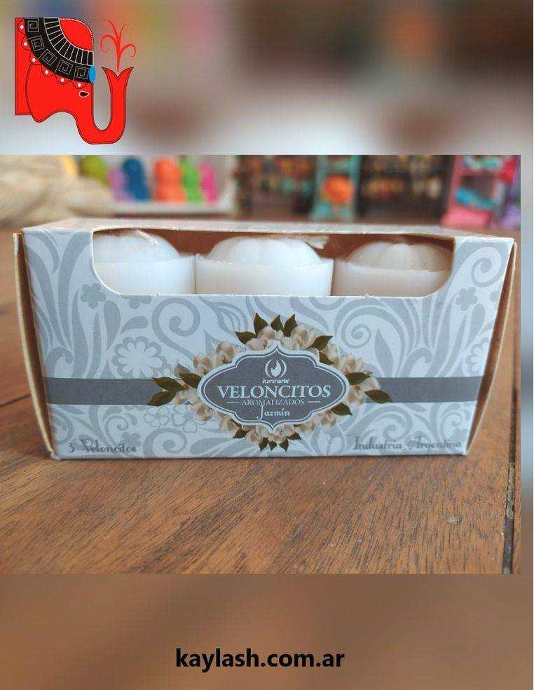 Veloncitos aromáticas en caja por 3