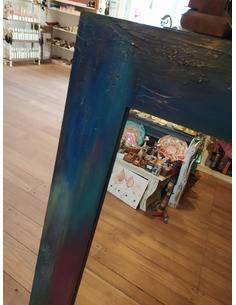 espejo-pintado-vintage-artesanal-colores-boho-chic-decoracion-pared-mística-kaylash 2