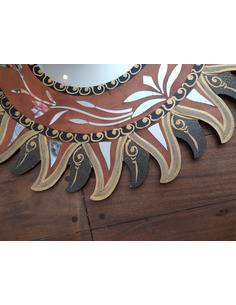 Espejo sol de madera Origen: Indonesia