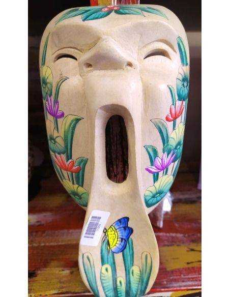 mascara-scream-pintada-madera-tallada-artesanal-decoracion-pared-estilo-tribal-místico-kaylash mascara-scream-pintada-madera-tallada-artesanal-decoracion-pared-estilo-tribal-místico-kaylash
