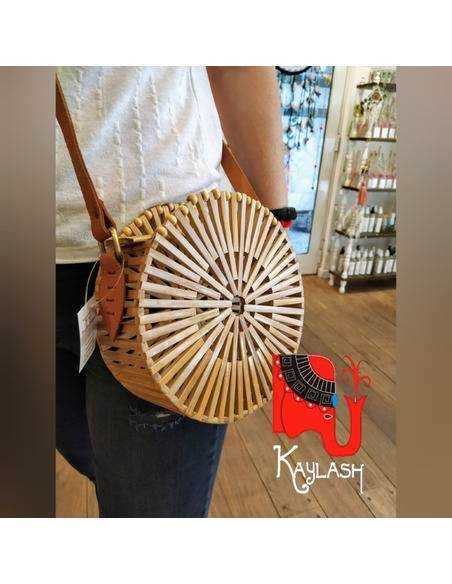 Cartera madera Kris wood