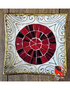 Centro de mesa terracota cuadrado 2