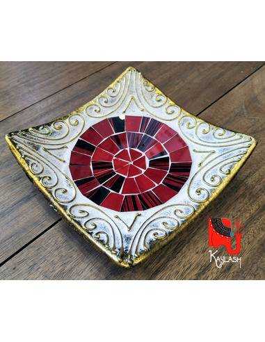 Centro de mesa terracota cuadrado