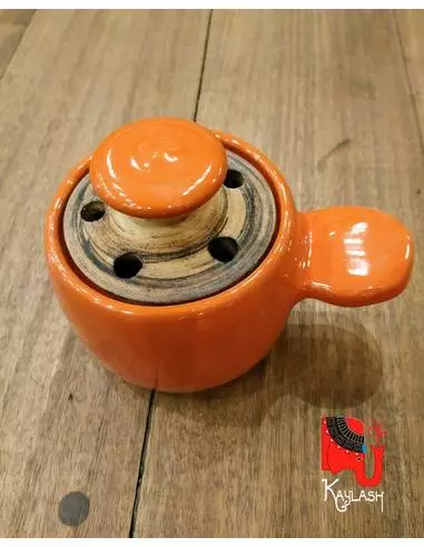 Sahumador cerámica con tapa
