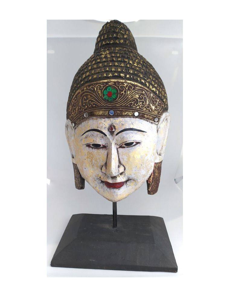 Máscara de buda con base antiq
Origen: Indonesia
