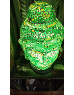 Lámpara Cabeza de Buda 2