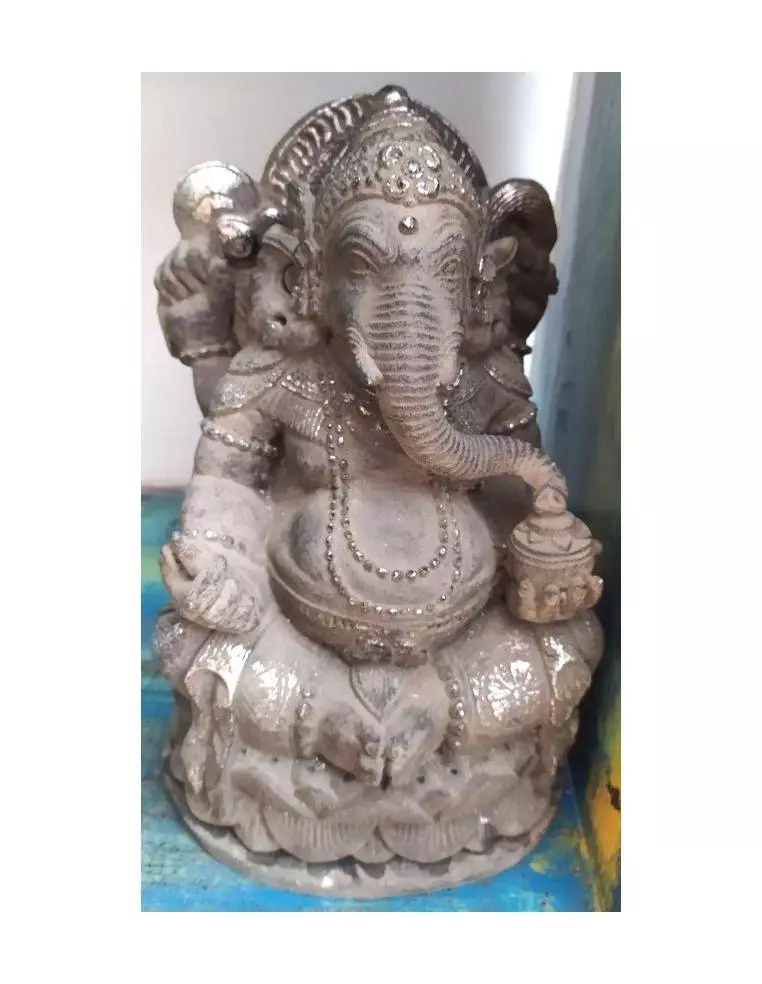 Ganesha simil piedra / cemento 