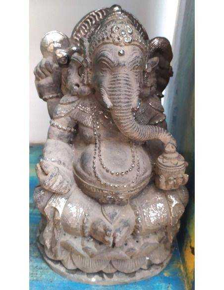 ganesh-simil-piedra-estatua-hindu-proteccion-abundancia-decoracion-espiritual-mística-kaylash
