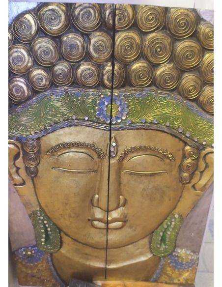 Cuadro buda bisagra 75cm x 52cm Origen: Indonesia