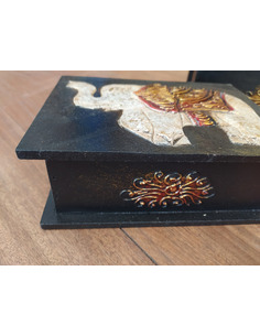 Caja tallada elefante 2