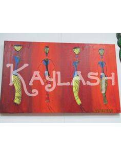 cuadro-africanas-arte-etnico-decorativo-colores-vibrantes-mujer-africana-boho-chic-mística-hogar-kaylash