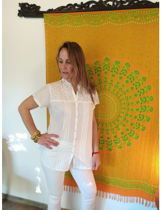 camisa-mix-maq-estilo-boho-chic-estampado-artesanal-mezcla-texturas-mujer-kaylash 2