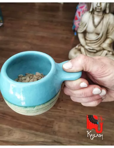Sahumador de cerámica