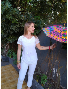 Blusa bordada India 2