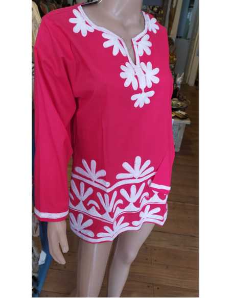 Camisola bordada Bohemia