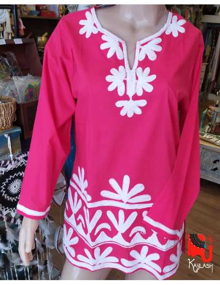 Camisola bordada Bohemia