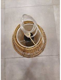 Lámpara ratan huevo 2