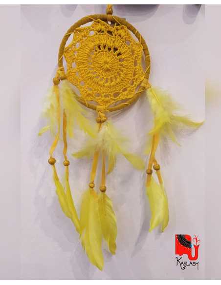 Atrapasueño gamuzado crochet 12cm