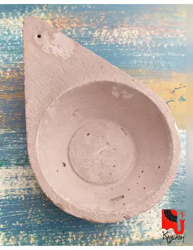 Sahumador triangular cemento