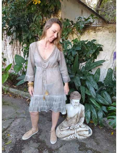 Vestido solero bordado
