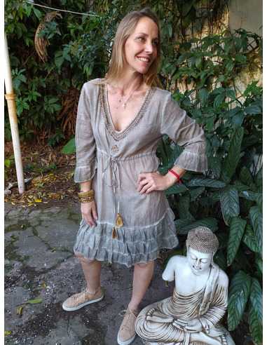 Vestido solero bordado