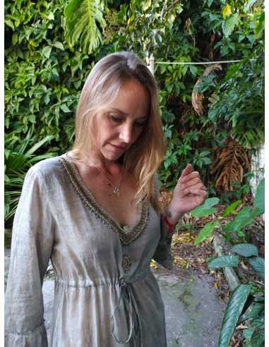 Vestido solero bordado
