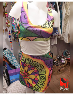 Vestido corto mandala