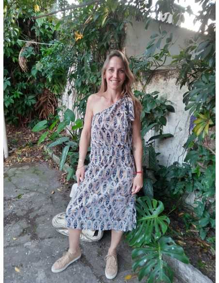 Vestido un hombro