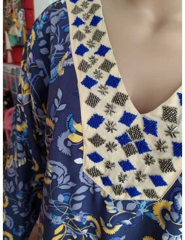 Vestido Desigual Azul