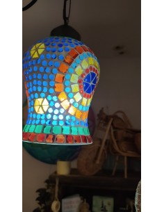 lampara-marroqui-colgante-metal-calado-estilo-boho-chic-iluminacion-artesanal-sombras-decorativas-kaylash 2