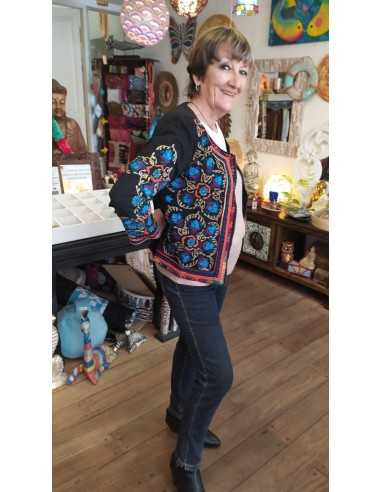 Chaqueta Luknow bordada