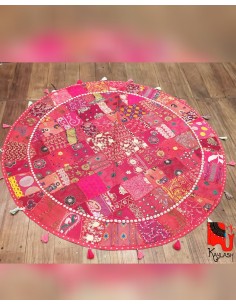 Alfombra mantel bordada Vars