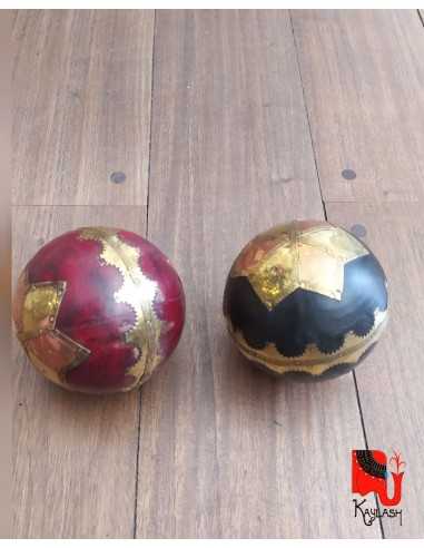 Esfera madera y acero