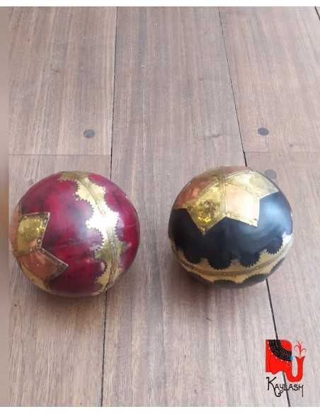 Esfera madera y acero
