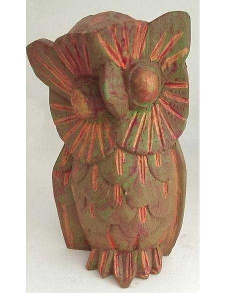 Búho madera