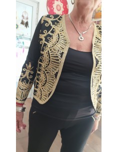 Chaqueta bordada con dorado 2