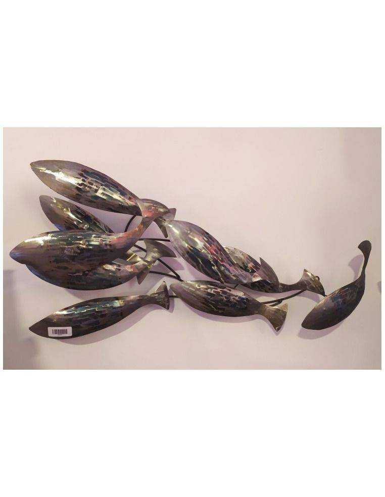 Cardumen de peces, en chapa Origen: Indonesia