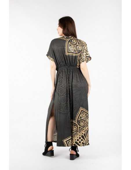 Vestido mandala largo