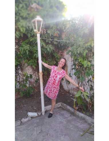 Vestido Bordado Desigual