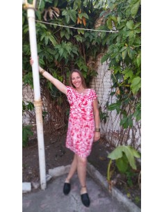 Vestido Desigual rojo 2
