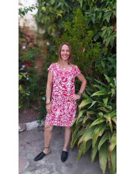 Vestido Bordado Desigual