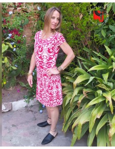 Vestido Desigual rojo