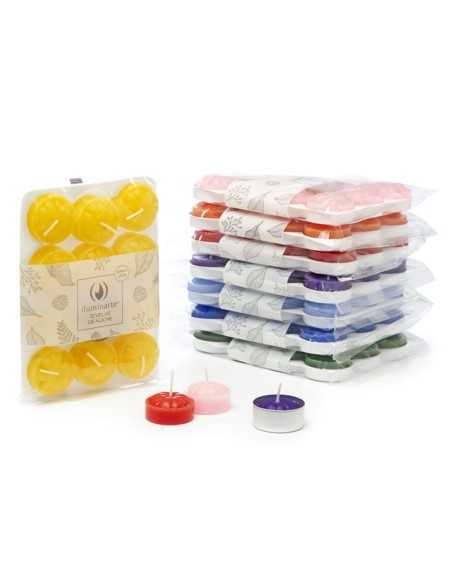 Velas de noche color x12