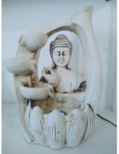 Fuente de Buda cascadas en loto