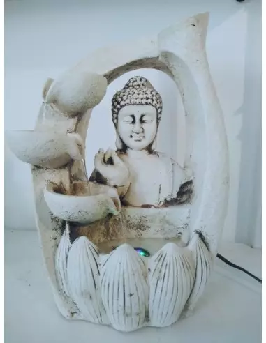 Fuente de Buda cascadas en loto