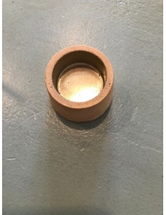 Porta vela cemento y metal